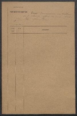 Dossier concernant un tableau de J[oseph] Stevens intitulé L’Intrus, offert en vente par Mr Em. C...