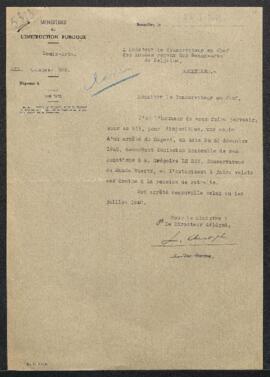 Dossier administratif personnel de Grégoire Le Roy (né en 1862 – mort en 1941), conservateur du M...
