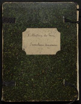 Inventaire sommaire de la collection de Grez (février 1911, 394 pages).