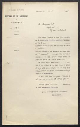 Dossier concernant Le roi grec Antiochus Epiphanes atteint de la lèpre recevant son fils avant de...