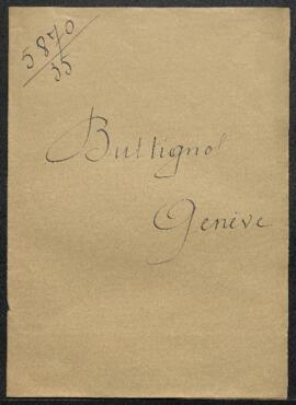 Dossier concernant la requête adressée à sa majesté le Roi des Belges, lui demandant d’acquérir Une maternité donnée à Baldoni ? et Une Madeleine attribuée à [Peter Paul] Rubens, par le restaurateur de tableaux A. Buttignol (Suisse, Genève). — Offre refusée.