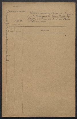 Dossier concernant l’octroi à la Compagnie du Chemin de fer du Congo d’un local du Palais des Bea...