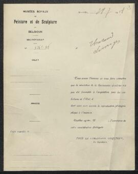 Dossier concernant Un paysage, tableau signé [Jules ?] Dupré, offert en vente par l’entremise de ...