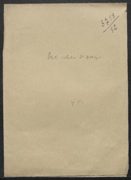 Dossier concernant la vente de la collection du Dr De Meyer (Bruges) (galerie Giroux le 16.05.192...
