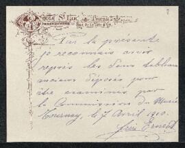 Dossier concernant un tableau attribué au maître de Flémalle appartenant à Mme Reboux (propriétai...