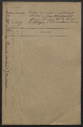 Dossier concernant un Portrait de femme attribué à Jean Mostaert, offert en vente par le baron F....