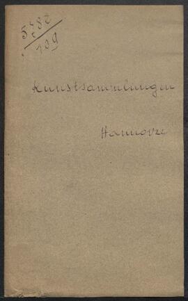 Dossier concernant une demande de renseignements de Mr le directeur der Kunstsammelungen der Prov...
