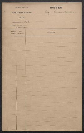 Dossier concernant le legs Alphonse Vanden Bulcke. — Sans suite.
