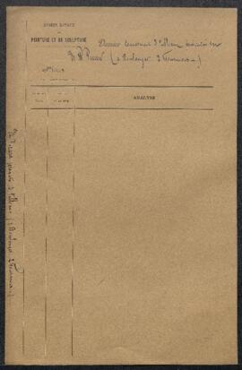 Dossier concernant trois tableaux modernes, Marais de Hippolyte Boulenger et deux de Theodore Fou...
