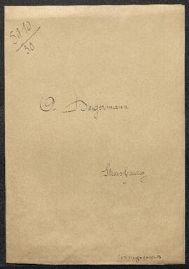 Dossier concernant un Autoportrait non attribué, signé IAC.S.F., Mr Degermann (France, Strasbourg...