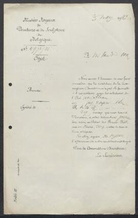 Dossier concernant un Roi Sobiesky allant au secours de la ville de Vienne assiégée par les Turcs...