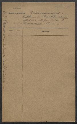 Dossier concernant un tableau de Ludolf Backhuysen représentant une Marine, offert en vente par M...