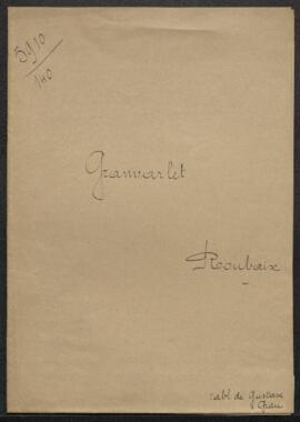 Dossier concernant Aux halles d'Ypres, tableau attribué à Gustave Grau, offert en vente par Mr P....