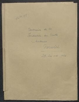 Dossier concernant la commémoration du centenaire de la Fondation du Castle Museum à Norwich, vis...