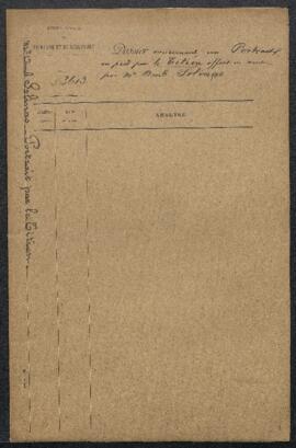 Dossier concernant un tableau du Titien représentant un Portrait en pied de Marie d’Autriche, en ...