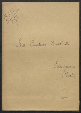 Dossier concernant Joies Paisibles, tableau de Eugène Laermans, offert en vente par la comtesse C...