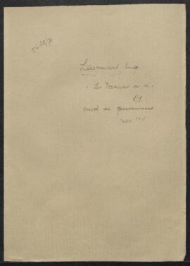 Dossier concernant Les Porteuses de blé, tableau de d’Eugène Laermans proposé à l’achat par le Mi...