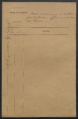 Dossier concernant un tableau attribué à Abraham Janssens, Christ en Croix, offert en vente par L...