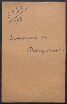 Dossier concernant une demande de la commune de Borgerhout adressée au Musée de vouloir bien prêt...