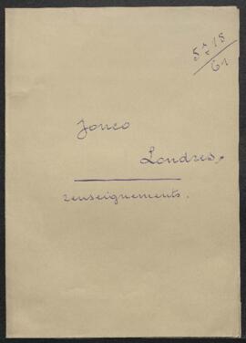 Dossier concernant la demande de renseignements de Robert Jonco (Angleterre, Londres) sur un tableau sur cuivre représentant La Vierge et l’Enfant d’un maître flamand de la seconde moitié du XVIIe siècle.