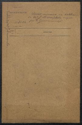 Dossier concernant un tableau de J[ef] Leempoels intitulé Vision, acquis par le gouvernement à l’...