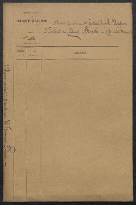 Dossier concernant deux tableaux présentés en vente par Ermanno Bauer (Italie, Milan) pour le com...