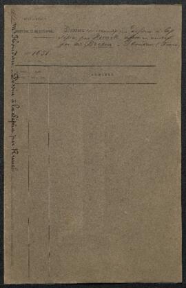 Dossier concernant un dessin à la sépia signé Ferdinand Runk représentant diverses vues dont une ...