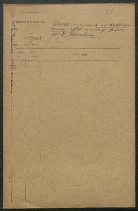 Dossier concernant un tableau ancien représentant une Tête de Christ offert en vente par Emile Merlier (Ixelles). — Offre refusée.