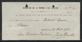 Dossier concernant un Portrait d’homme, tableau de Pierre Nason, offert en vente par Mr R. Desmon...