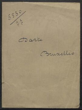 Dossier concernant une aquarelle de Rik Wauters, sujet non spécifié, offerte en vente par Emile D...