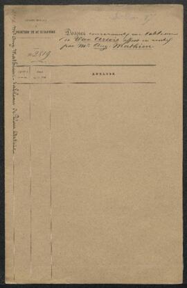 Dossier concernant un Paysage attribué à Jacques van Artois, offert en vente par Auguste Mathieu ...