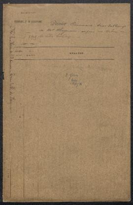 Dossier concernant la visite du salon de la Libre Esthétique par la Commission directrice du Musé...