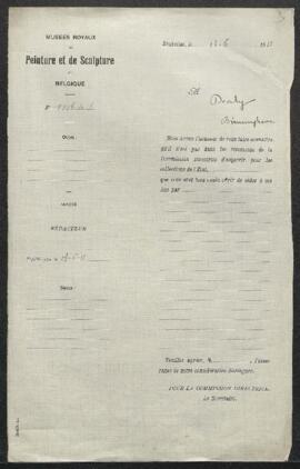 Dossier concernant Un paysage, auteur non spécifié, offert en vente par Mr J. B. Dealey (Grande-B...
