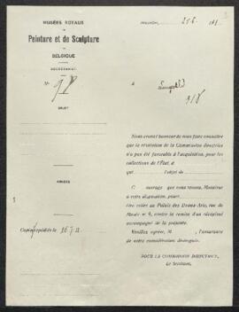 Dossier concernant deux tableaux anciens, Chats se battant dans un garde manger par Frans Snijder...