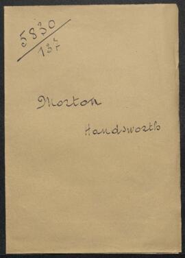 Dossier concernant une demande de Stanley T. Morton (Grande-Bretagne, Handsworth) désirant connaî...