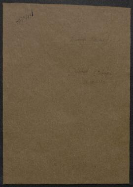 Dossier concernant la demande de renseignements de Mr P. P. Nahm (Allemagne, Bingen-am-Rhein) sur...