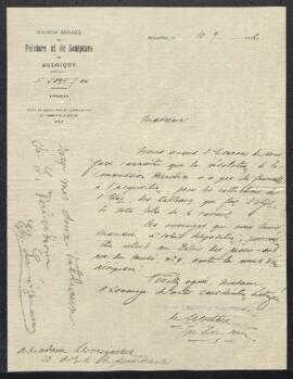 Dossier concernant deux Marines de Louis [Sr ou Jr ?] Verbookhoven [Verboeckhoven], offerts en ve...