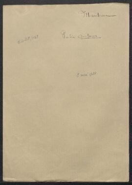 Lettre concernant un tableau de Pieter Aertsen, sujet non spécifié, offert en vente par la Galeri...