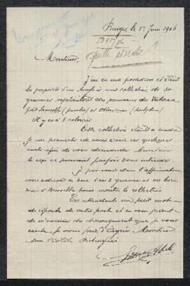 Dossier concernant une collection de trente gravures représentant des Panneaux du Vatican par [Gi...