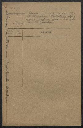 Dossier concernant trois tableaux offerts en vente par Léon Gauchez (Angleterre, Londres), Garde ...