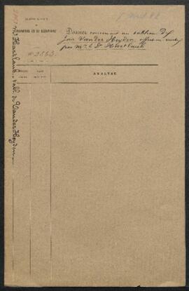 Dossier concernant plusieurs tableaux anciens offerts en vente par le Dr C. Hartlaub (Allemagne, ...
