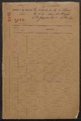 Dossierconcernant La neige, soir de Guillaume Vogels (inv. 3770) et L’enfant au coq de Périclès P...