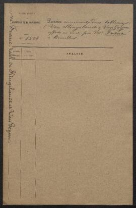 Dossier concernant deux tableaux, de Van Slingelandt et de Van Goyen, offerts en vente par Mr Fra...