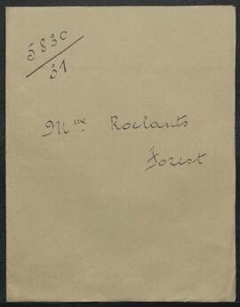 Dossier concernant un Portrait de Catherine de Russie de [Hyacinthe] Rigaud et un Portrait de Mad...