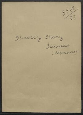 Dossier concernant la demande de renseignements de Mme Mary Moorly (Etats-Unis, Trinidad), via le...