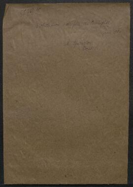 Dossier concernant la demande de prêt adressée par le Musée à Mr Spiridon (France, Paris) pour un...