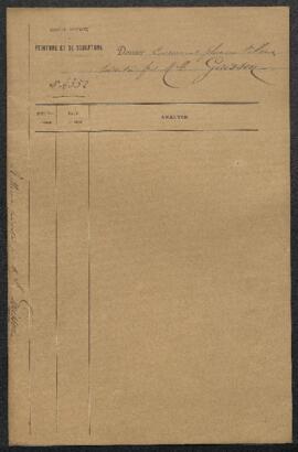 Dossier concernant plusieurs tableaux anciens (Rembrandt, Van der Neer, Ferdinand Bol, Breughel, ...