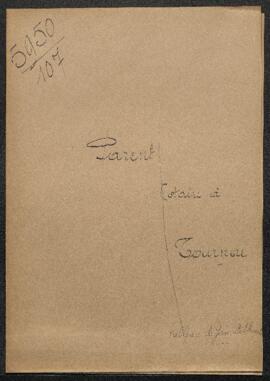 Dossier vide (Concerne Deux taureaux au repos, coin d'étable à Woluwé, tableau de Jan Stobbaerts,...