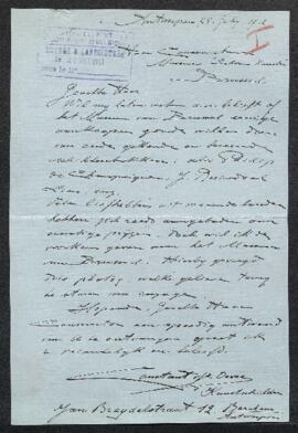 Dossier concernant des tableaux de Philippe de Champaigne, Jan Ruisdael et [Jozef Hendrik Hubert?...