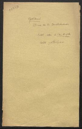 Dossier concernant L’Allégorie de la Guerre, tableau de Antoon van Dyck, et un panneau gothique p...